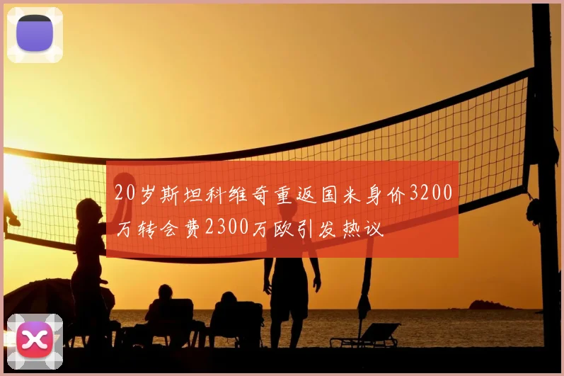 20岁斯坦科维奇重返国米身价3200万转会费2300万欧引发热议