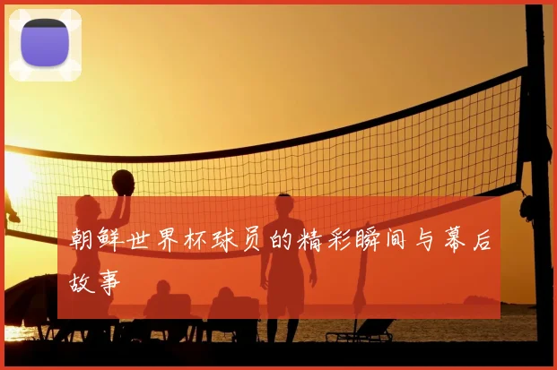朝鲜世界杯球员的精彩瞬间与幕后故事