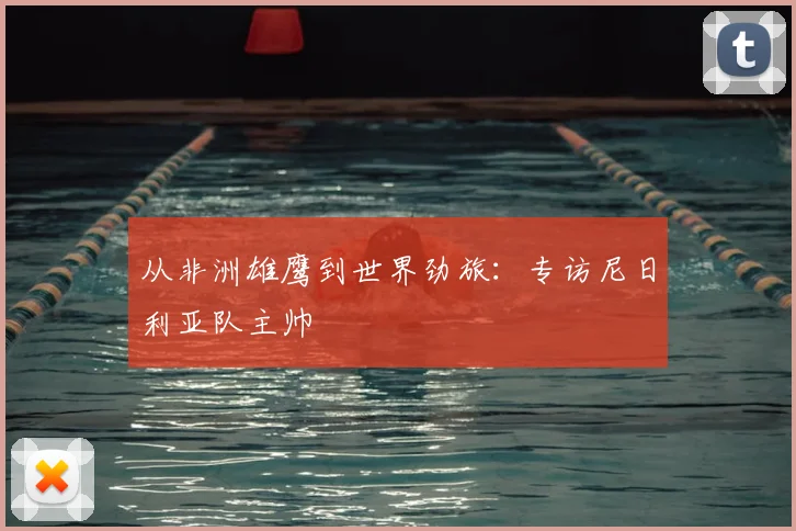 从非洲雄鹰到世界劲旅：专访尼日利亚队主帅